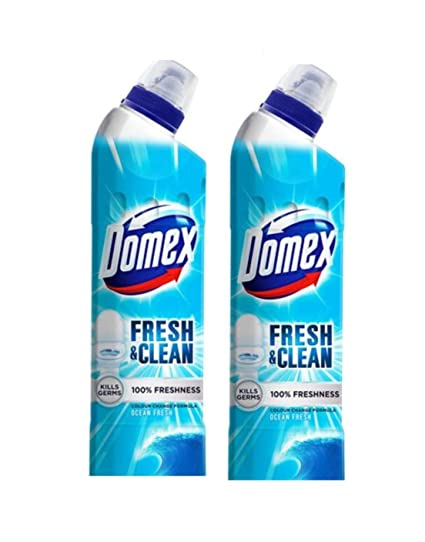 Domex Ocean Fresh Toilet Cleaner (Bottle) - Pack of 2
